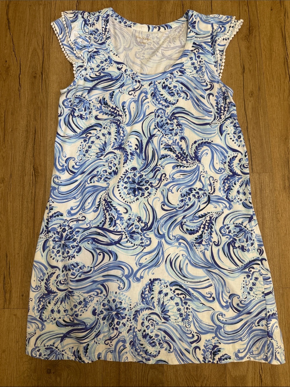 Lilly Pulitzer Dress Size L 100% Pima Cotton